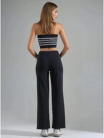 Pantalon droit taille haute busem
