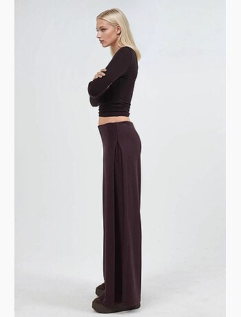 Pantalon droit taille haute busem