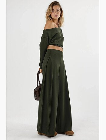 Pantalon droit taille haute busem