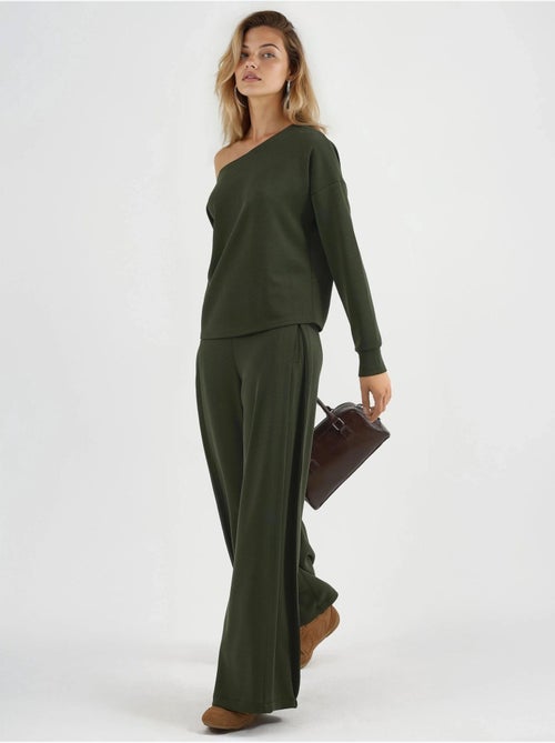 Pantalon droit taille haute busem - Kiabi Pantalon droit taille haute busem - Kiabi