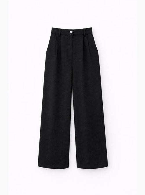 Pantalon droit taille haute en velours mixray - Kiabi Pantalon droit taille haute en velours mixray - Kiabi