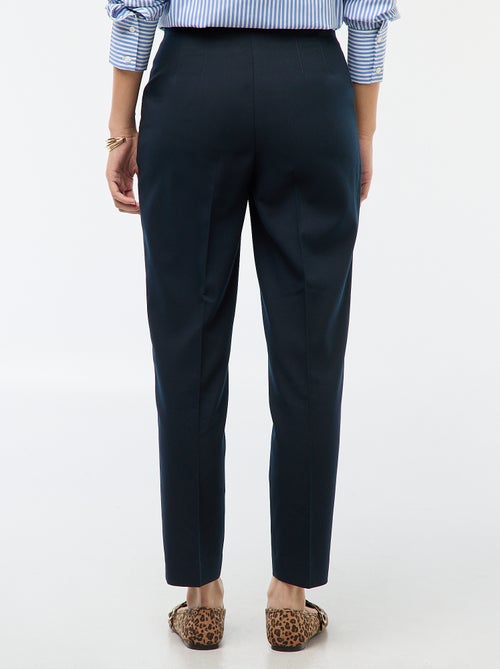 Pantalon droit taille haute femme - Kiabi