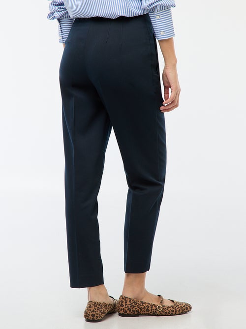 Pantalon droit taille haute femme - Kiabi