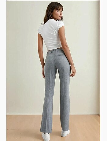 Pantalon droit taille haute hiccup