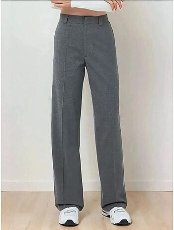 Pantalon droit taille haute hiccup