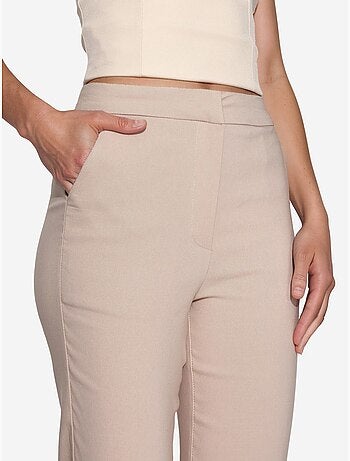 Pantalon droit taille haute hiccup