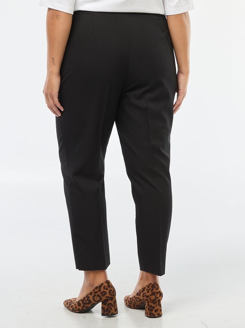 Pantalon droit taille haute - Kiabi