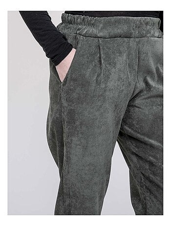 Pantalon effet velours ebila