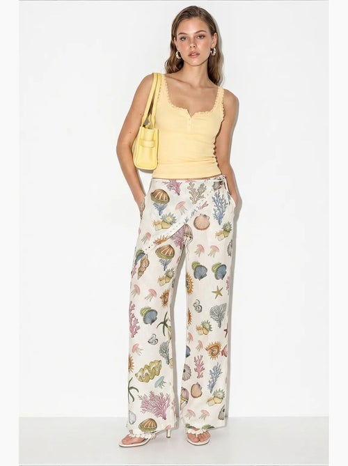 Pantalon en coton lucci - Kiabi