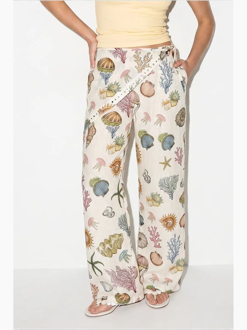 Pantalon en coton lucci - Kiabi