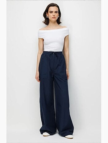 Pantalon en coton mixray