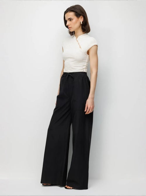 Pantalon en coton mixray - Kiabi
