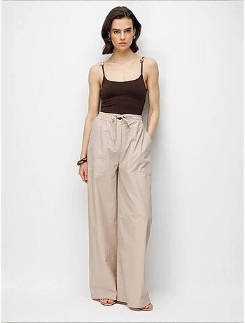 Pantalon en coton mixray