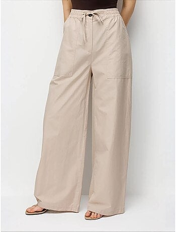 Pantalon en coton mixray