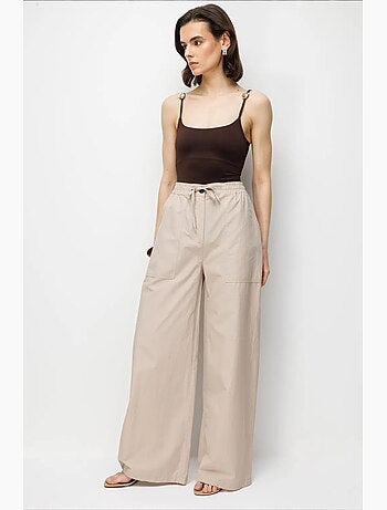 Pantalon en coton mixray
