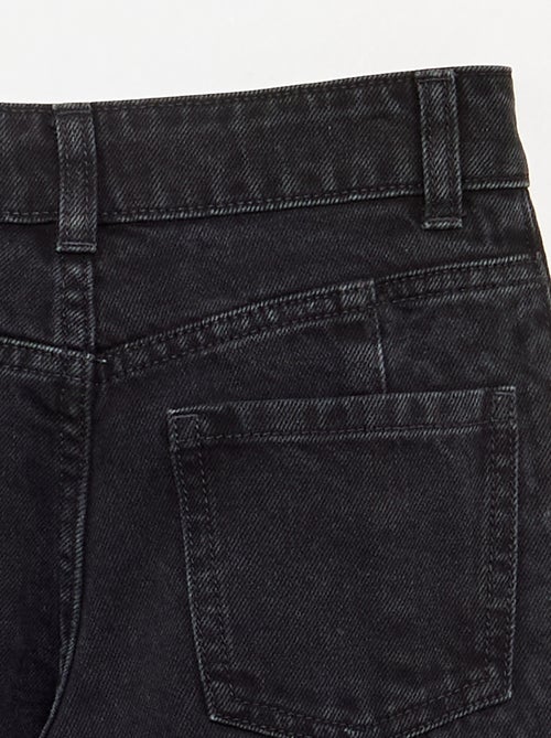 Pantalon en denim avec empiècements imprimés - Kiabi