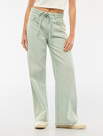 Pantalon en denim avec mini ceinture