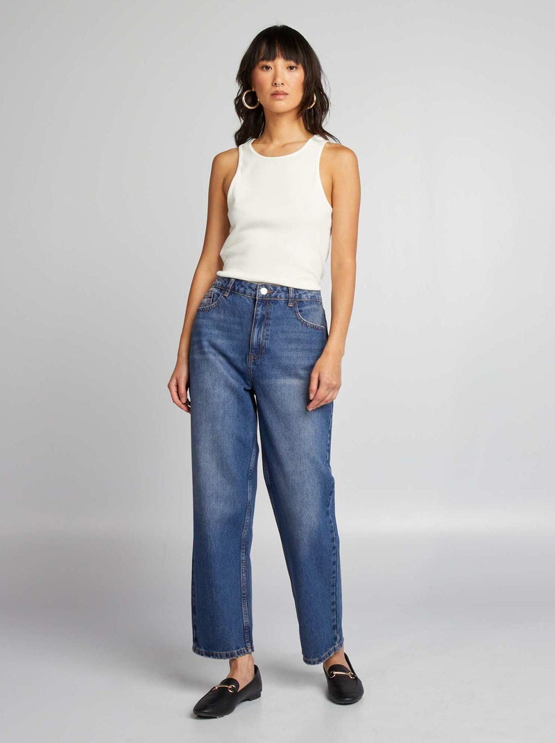 Pantalon en denim Bleu - Kiabi