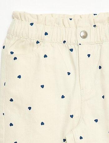 Pantalon en denim coupe mom