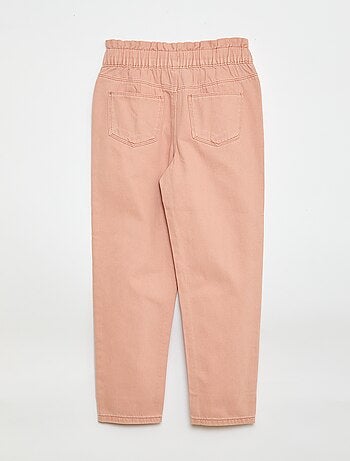 Pantalon en denim coupe mom