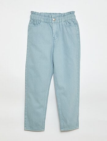 Pantalon en denim coupe mom
