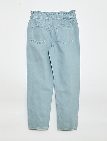 Pantalon en denim coupe mom