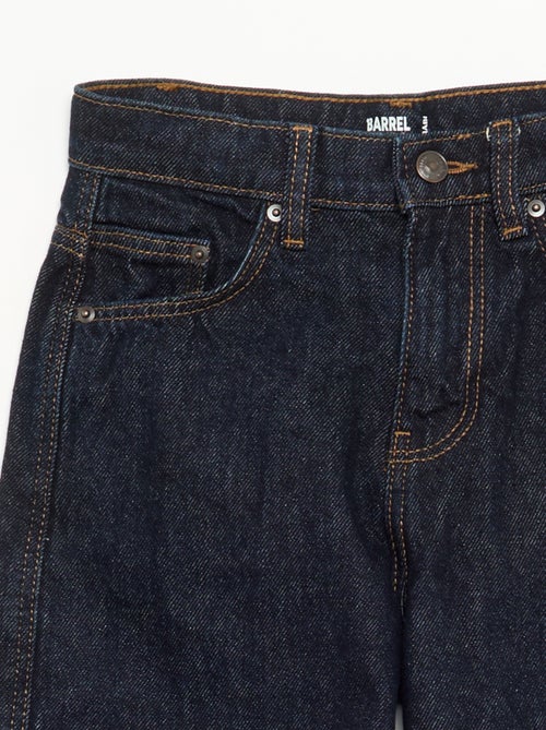 Pantalon en denim forme barrel - Kiabi