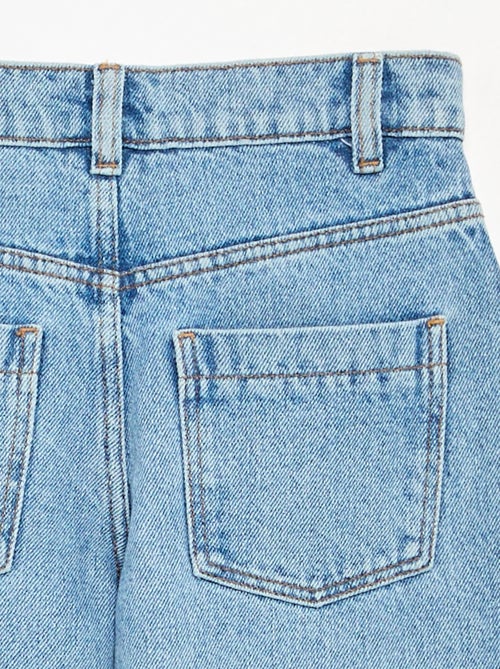 Pantalon en denim forme barrel - Kiabi