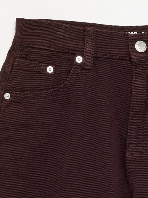 Pantalon en denim forme barrel - Kiabi