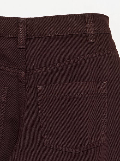 Pantalon en denim forme barrel - Kiabi