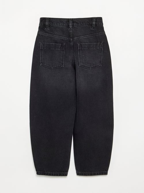 Pantalon en denim forme barrel - Kiabi