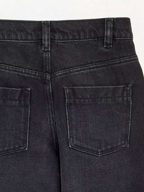 Pantalon en denim forme barrel - Kiabi