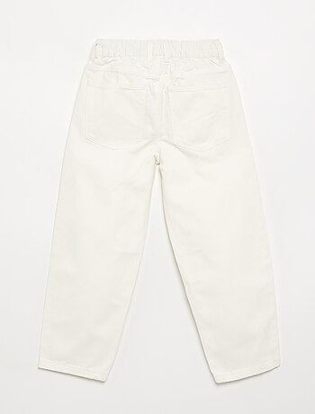 Pantalon en denim forme large