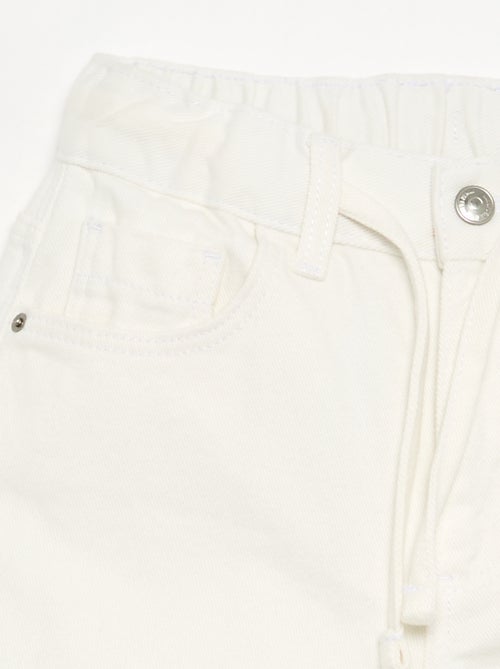 Pantalon en denim forme large - Kiabi