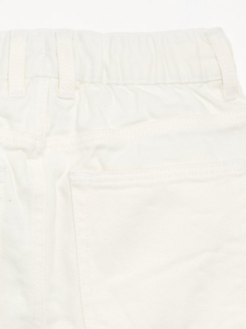 Pantalon en denim forme large - Kiabi