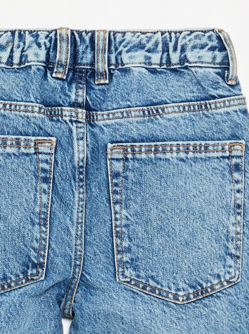 Pantalon en denim forme large - Kiabi Pantalon en denim forme large - Kiabi
