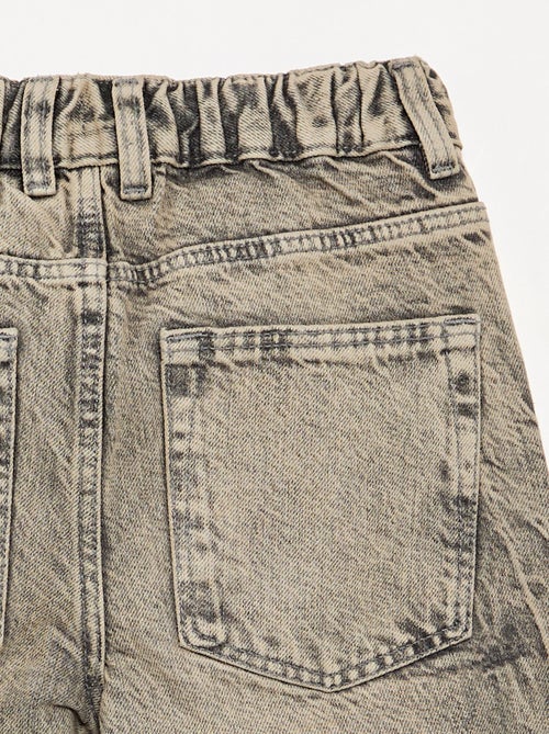 Pantalon en denim forme large - Kiabi Pantalon en denim forme large - Kiabi