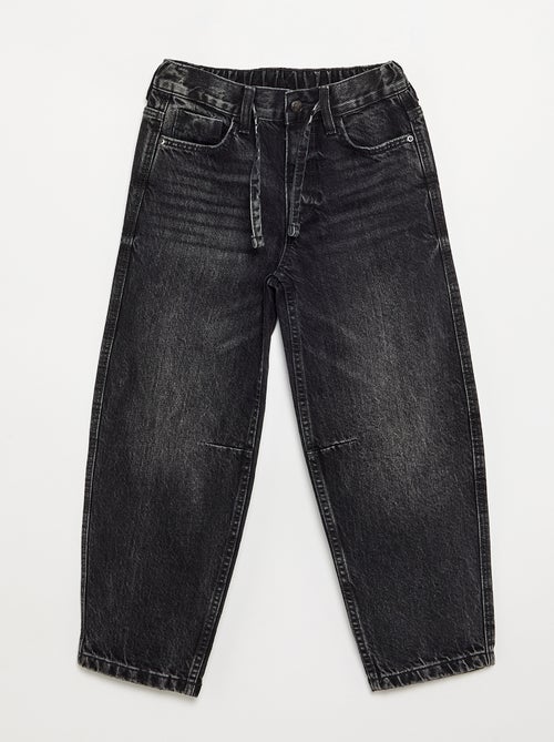 Pantalon en denim forme large - Kiabi