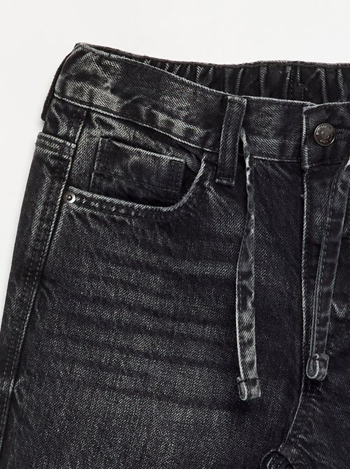 Pantalon en denim forme large - Kiabi
