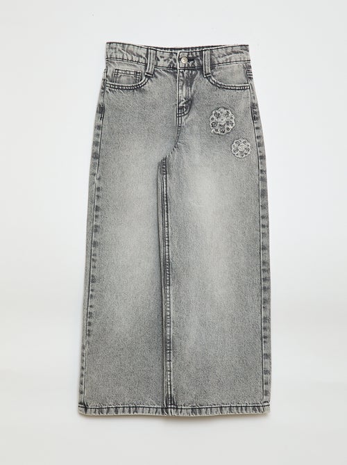 Pantalon en denim - Kiabi