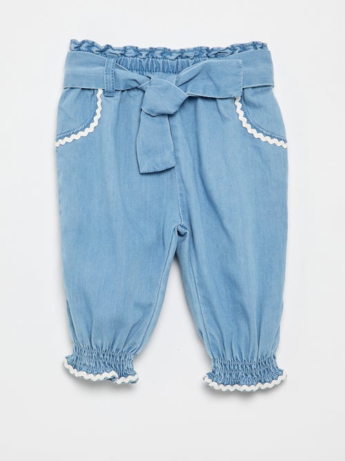 Pantalon en denim léger - Kiabi Pantalon en denim léger - Kiabi