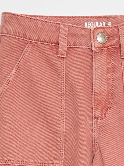 Pantalon en denim multipoches - Kiabi