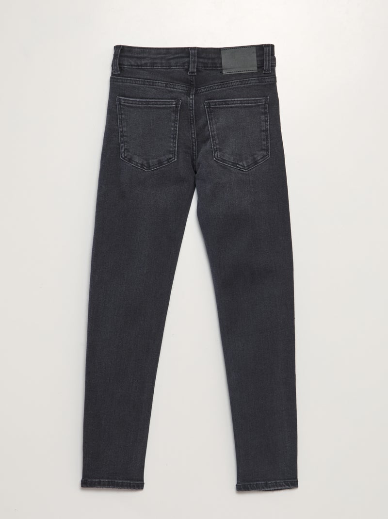 Pantalon en denim skinny Noir - Kiabi