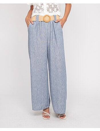 Pantalon en ELOUVE-riem