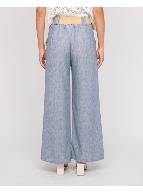 Pantalon en ELOUVE-riem - Kiabi Pantalon en ELOUVE-riem - Kiabi