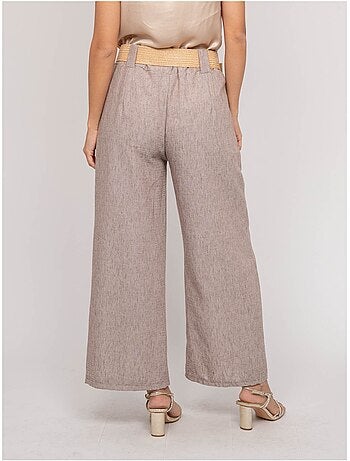 Pantalon en ELOUVE-riem