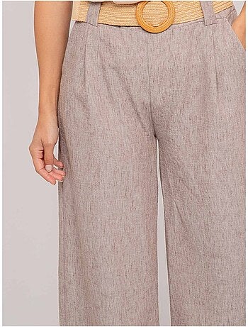 Pantalon en ELOUVE-riem