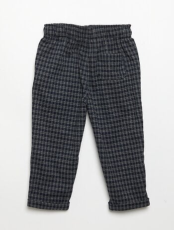Pantalon en flanelle grattée