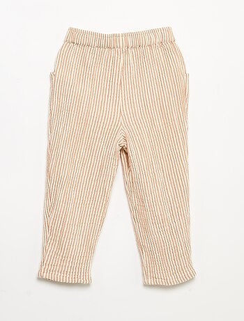 Pantalon en gaze de coton