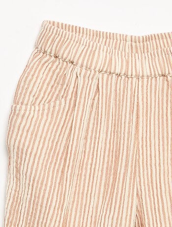 Pantalon en gaze de coton